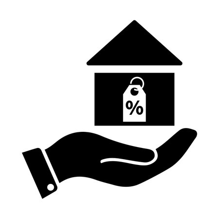 Discount, home, loan icon. Beautiful, meticulously designed icon. Well organized and editable Vector for any uses.のイラスト素材
