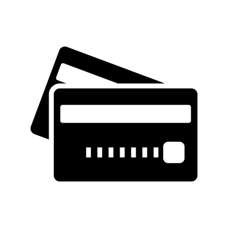 Credit card icon - Vector EPS file. Perfect use for print media, web, stock images, commercial use or any kind of design project.のイラスト素材