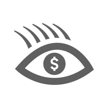 Cost per impression icon - Vector EPS file. Perfect use for print media, web, stock images, commercial use or any kind of design project.のイラスト素材