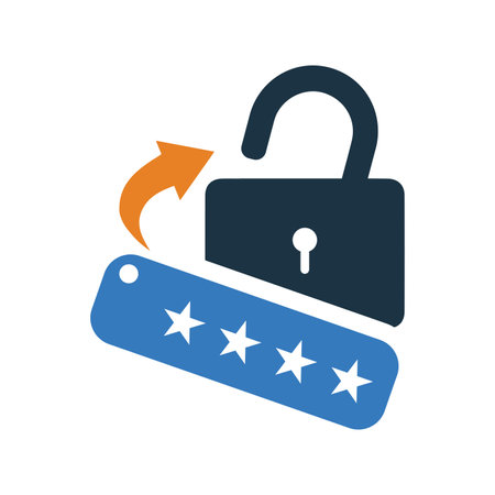 Password icon is isolated on white background. Use for graphic and web design or commercial purposes. Vector EPS file.のイラスト素材