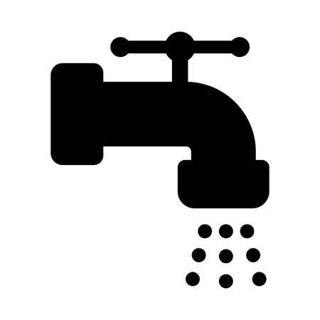 Water tap icon. Perfect for use in designing and developing websites, printed files and presentations, stock images, Promotional Materials or any type of design projects.のイラスト素材