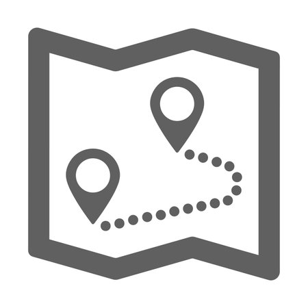 Map, pin, pointer icon. Perfect use for print media, web, stock images, commercial use or any kind of design project.のイラスト素材