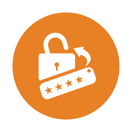 Password icon is isolated on white background. Use for graphic and web design or commercial purposes. Vector EPS file.のイラスト素材