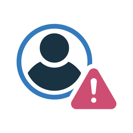 Account Alert icon design. Beautiful design and fully editable vector for commercial use, printed files and presentations, Promotional Materials, web or any type of design project.のイラスト素材