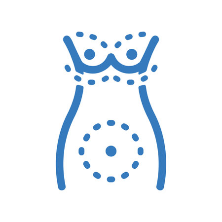 Breasts, liposuction, plastic surgery, woman body icon. Beautiful design and fully editable vector for commercial, print media, web or any type of design projects.のイラスト素材