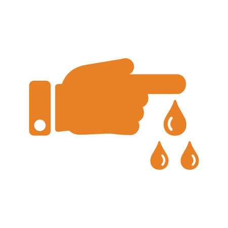 Blood, diabetes, hand, treatment icon. Beautiful design and fully editable vector for commercial, print media, web or any type of design projects.のイラスト素材