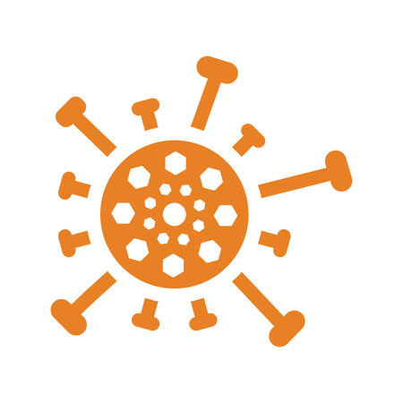 Bacteria, immunity, infection, virus icon. Perfect for use in designing and developing websites, printed files and presentations, stock images, Promotional Materials, Illustrations or Info graphic or any type of design projects.のイラスト素材