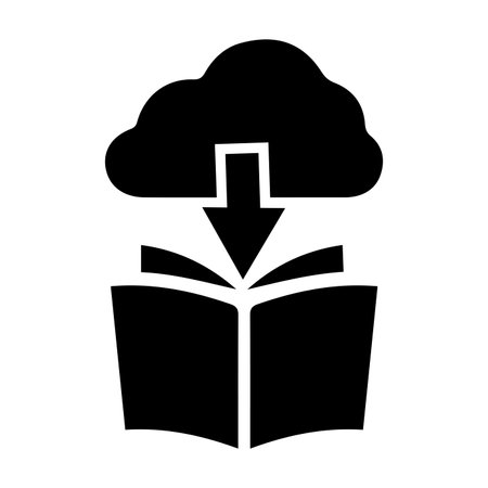 Cloud download icon. Beautiful design and fully editable vector for commercial, print media, web or any type of design projects.のイラスト素材