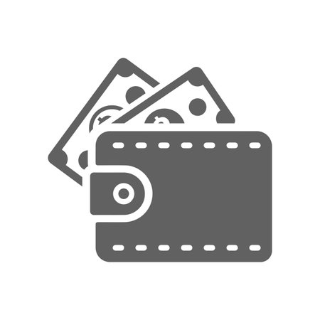 Money bag, payment, wallet icon for any use like print media, web, stock images, commercial use or any kind of design project.のイラスト素材