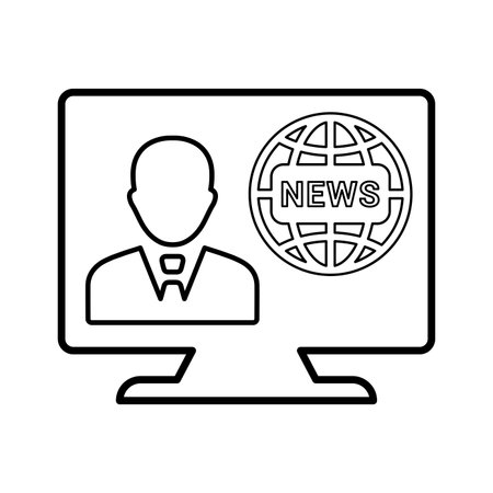 News, Reports icon. Flat style vector EPS use in infographics,web design, presentations and on printed materials.のイラスト素材
