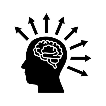 Potential, brainstorm icon use in mobile and app development or commercial purposes or any type of design projects.のイラスト素材