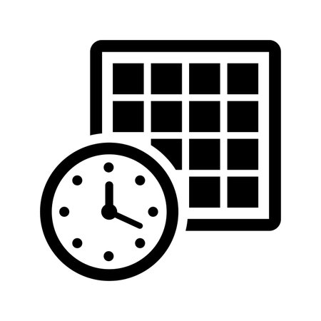 Schedule, deadline icon. Fully editable vector EPS use for printed materials and infographics, web or any kind of design project.のイラスト素材