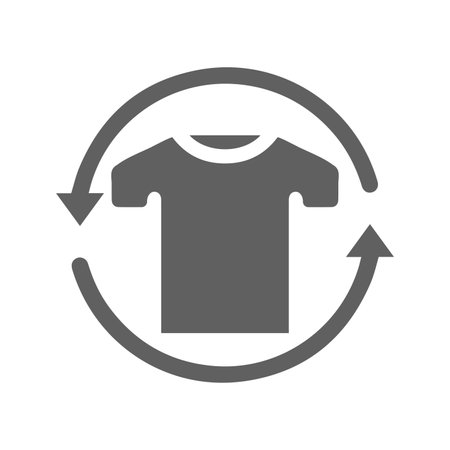 Clothing Size Guide icon, vector graphics for various use.のイラスト素材