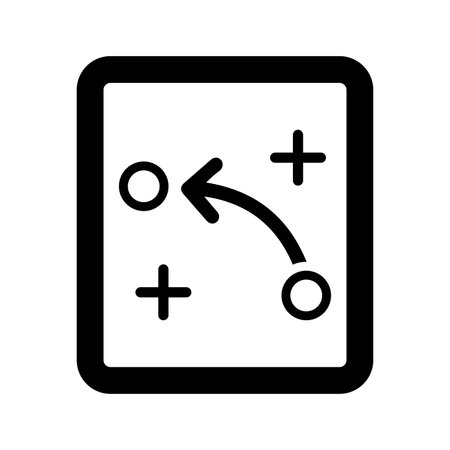 Tactics icon. Flat style vector EPS use in infographics,web design, presentations and on printed materials.のイラスト素材
