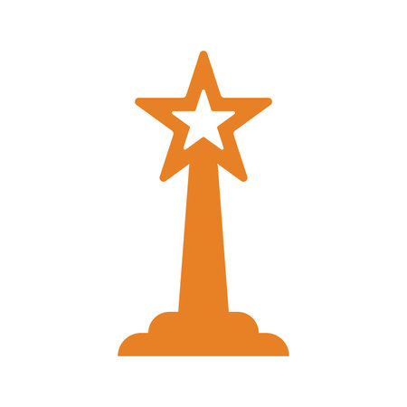 Star Award Icon symbol for use on mobile apps, print media and web design or any type of design projects.のイラスト素材