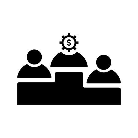 Business success, Winner icon design template vector illustration for graphic and web design or commercial purposes.のイラスト素材