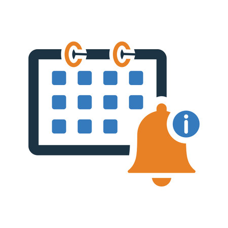 Reminder icon. Fully editable vector EPS use for printed materials and infographics, web or any kind of design project.のイラスト素材