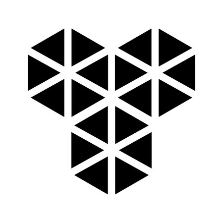 Cubed, geometric, puzzle icon for commercial use, printed files and presentations, Promotional...