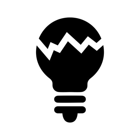 Damage icon. Simple vector illustration for graphic and web design or commercial purposes.のイラスト素材