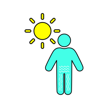 Summer, dehydration icon is use in designing and developing websites, commercial, print media, web or any type of design project.のイラスト素材