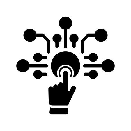 Technology, digitization icon - Well organized and editable Vector design using in commercial purposes, print media, web or any type of design projects.のイラスト素材