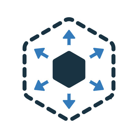 Define, delimit, delimitation icon. is use in designing and developing websites, commercial, print media, web or any type of design project.のイラスト素材
