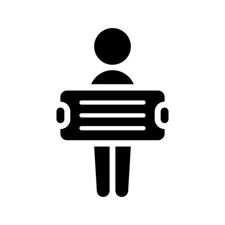 Demonstration, display, manifestation icon - Perfect use for print media, web, stock images, commercial use or any kind of design project.のイラスト素材