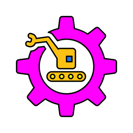 Repair, digger, earthmoving icon - Perfect use for designing and developing websites, printed files...