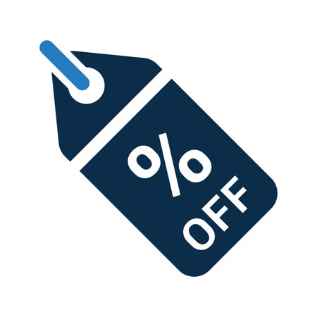 Discount offer icon using in commercial purposes, print media, web or any type of design projects.のイラスト素材