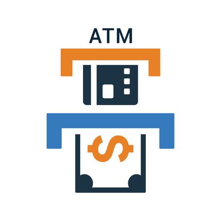 Atm money withdraw icon - Perfect use for designing and developing websites, printed files and presentations, Promotional Materials and many more. Vector EPS file.のイラスト素材