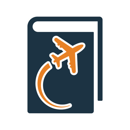 Study in abroad icon - Simple editable vector EPS file.のイラスト素材
