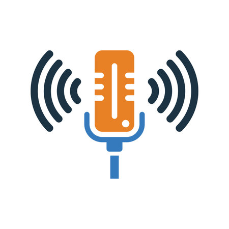 Audio, broadcast icon - Perfect use for designing and developing websites, printed files and presentations, Promotional Materials and many more. Vector EPS file.のイラスト素材