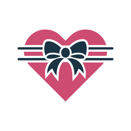Bow, love icon - Vector EPS file. Perfect use for print media, web, stock images, commercial use or any kind of design project.のイラスト素材