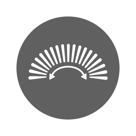 Adapt, flexible, spring icon. Beautiful icon symbol for commercial use, printed files and presentations, Promotional Materials, web or any type of design project.のイラスト素材