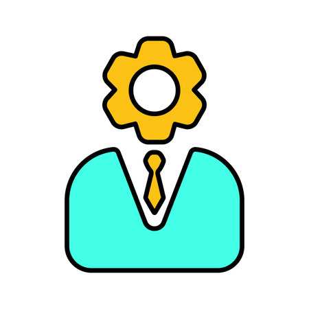 Admin, administration, people icon for graphic and web design or commercial purposes.のイラスト素材