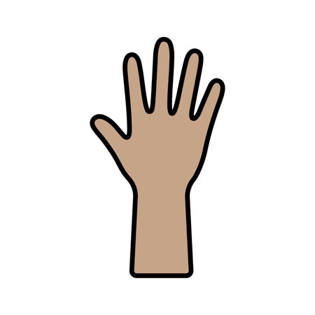 hand, human icon. Use for designing and developing websites, commercial purposes, print media, web or any type of design task.のイラスト素材