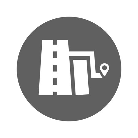 Location, path icon. use for designing and developing websites, commercial purposes, print media, web or any type of design task.のイラスト素材
