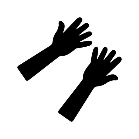 Gloves silhouette style icon . use for designing and developing websites, commercial purposes, print media, web or any type of design task.のイラスト素材