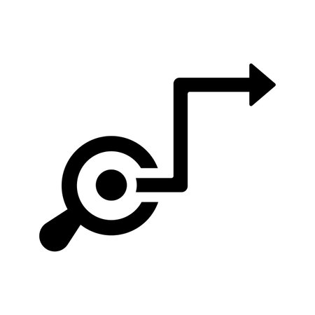 Marketing research icon. Flat style vector EPS use in infographics,web design, presentations and on printed materials.のイラスト素材