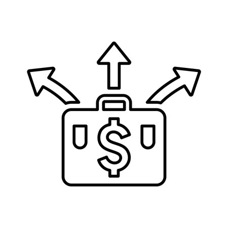 Business Direction icon. Stunning vector design suitable for web, print media, online design, commercial use, or any type of design project.のイラスト素材