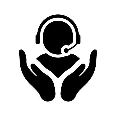 Support icon. Gorgeous vector design suitable for web, print media, online design, commercial purposes, or any kind of design project.のイラスト素材