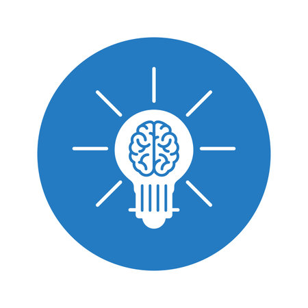 Creative Idea icon. Exquisite vector design ideal for web, print media, online design, commercial purposes, or any kind of design task.のイラスト素材