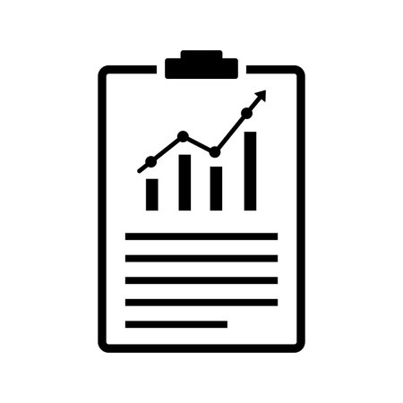Graphical Report icon. Gorgeous design suitable for web, print media, online design, commercial purposes, or any kind of design project.のイラスト素材