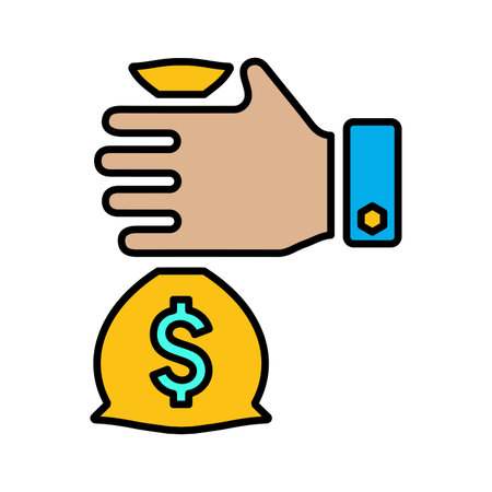 Investment icon. Gorgeous design suitable for web, print media, online design, commercial purposes, or any kind of design project.のイラスト素材