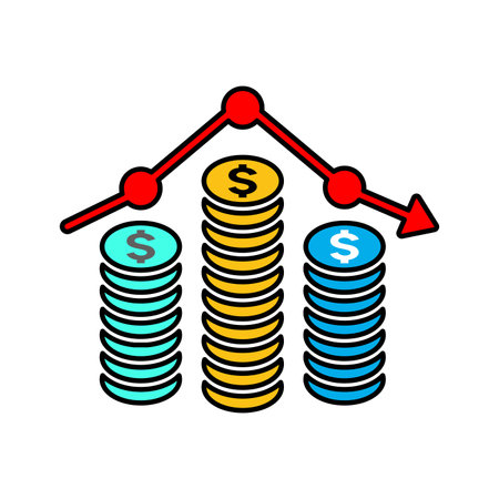 Money growth icon. Captivating design perfect for web, print files, online design, commercial use, or any type of design project.のイラスト素材