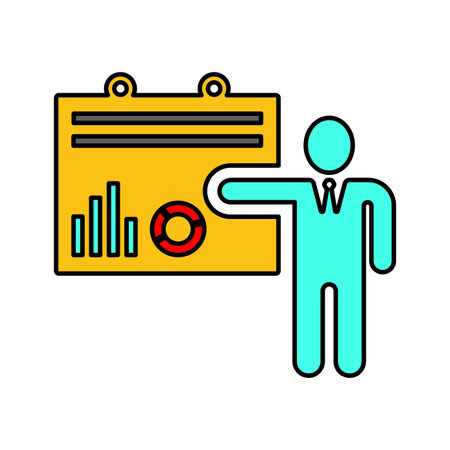 Training icon. Commercial use, printed files and presentations, Promotional Materials, web or any type of design project.のイラスト素材