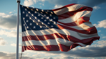 Flag of the United States.の素材