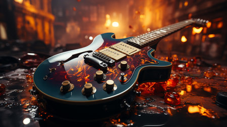 Music instrument background.の素材