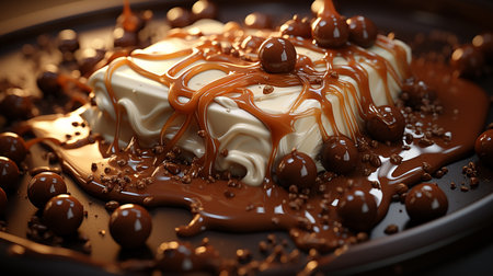 chocolate cream.の素材