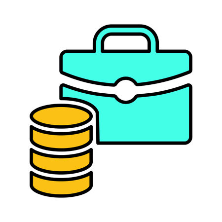 Business Data icon. Commercial use, printed files and presentations, Promotional Materials, web or any type of design project.のイラスト素材